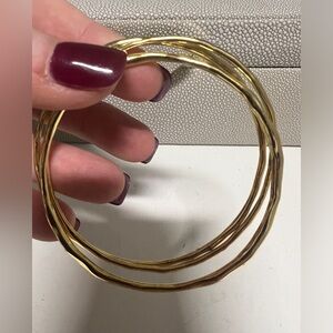 Set of 3 Gorjana Gold Bangles